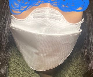 포그프리 김서림방지 마스크 KF94 10매 — 5점을 준 리뷰어가 2022년 1월 올린 사용 사진