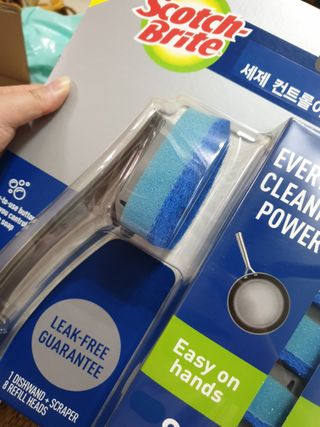 3M 디쉬원드 손잡이형 수세미 클럽팩 1핸들+8리필 — 5점을 준 리뷰어가 2023년 7월 올린 사용 사진