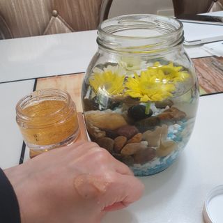 아이앤립 / EYENLIP 아이앤립 24K 골드 N 펩타이드 앰플 크림 — 5점을 준 리뷰어가 2021년 4월 올린 사용 사진