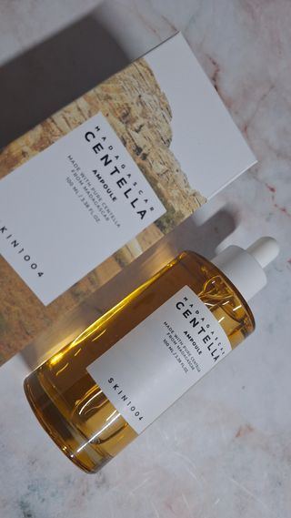 [스킨1004] 마다가스카르 센텔라 앰플 100ml — 4.5점을 준 리뷰어가 2024년 5월 올린 사용 사진