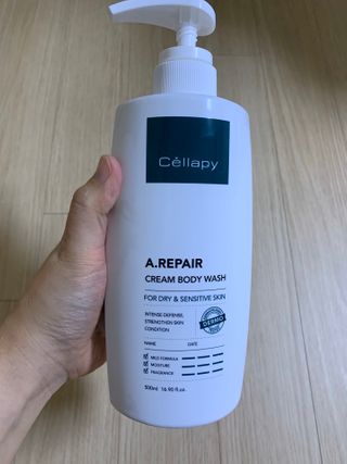 셀라피 에이리페어 크림 바디 워시 2세대 500ml — 5점을 준 리뷰어가 2021년 1월 올린 사용 사진