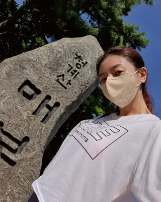 JHWORLD 스누피 마스크 스누피 에어 새부리형 국내산 MB필터 컬러마스크 대형 중형 어린이용 20매 — 5점을 준 리뷰어가 2021년 7월 올린 사용 사진