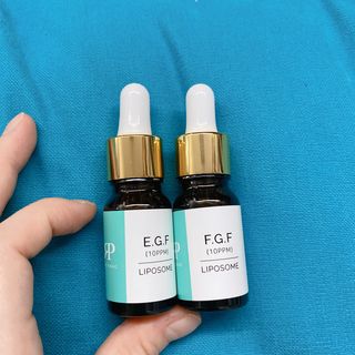 랑팡 EGF+FGF 10ppm 리포좀 앰플 원액 10ml — 5점을 준 리뷰어가 2021년 10월 올린 사용 사진