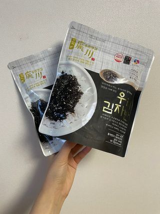광천우리맛김 우리집밥도둑 맛있는광천김 우리김자반 50g 5봉 — 5점을 준 리뷰어가 2021년 10월 올린 사용 사진