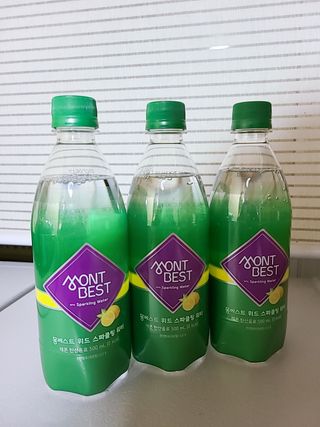 몽베스트 Montbest with Sparkling water Lemon OR Lime 20병(랜덤) — 4점을 준 리뷰어가 2021년 10월 올린 사용 사진