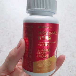 서울약사신협 간건강 실리마린 밀크씨슬 800mg, 60정 — 4점을 준 리뷰어가 2021년 10월 올린 사용 사진