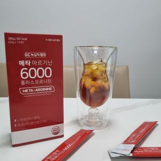 메타아르기닌 GC녹십자웰빙 메타 아르기닌 6000 플러스 오르니틴 — 5점을 준 리뷰어가 2022년 6월 올린 사용 사진