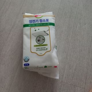 3M 스카치브라이트 비마마젠타 밀대걸레 세트+ PET 정전기청소포 대형 30매 — 5점을 준 리뷰어가 2023년 7월 올린 사용 사진