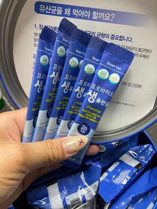 서울약사신협_프로바이오생유산균_2.5G x 100포 — 5점을 준 리뷰어가 2021년 6월 올린 사용 사진