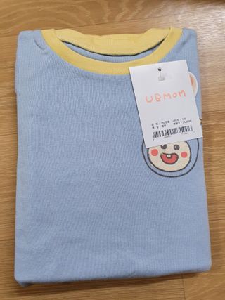 유비맘 캔디팡팡 내의/내복 상하 세트 — 5점을 준 리뷰어가 2021년 3월 올린 사용 사진