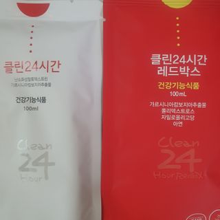 클린24시간 레드박스 1BOX(5포) + 전용보틀(500ml) — 2점을 준 리뷰어가 2024년 1월 올린 사용 사진