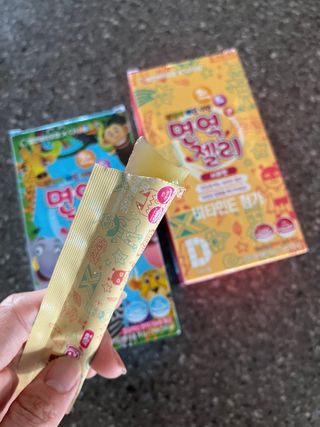 다나음 셀렌에 빠진 아연면역젤리 열대과일맛+사과맛 — 5점을 준 리뷰어가 2023년 6월 올린 사용 사진
