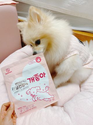 My Pet Care 천연단백질 관절건강에 개좋아 — 5점을 준 리뷰어가 2020년 12월 올린 사용 사진