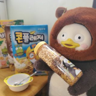 씨알푸드 뽀로로 시리얼 3종 — 5점을 준 리뷰어가 2022년 2월 올린 사용 사진