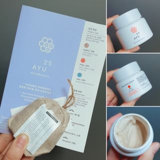 AYU25[아유트웬티파이브]다마스크로즈워터 베이스 천연 수분 촉촉 크림 — 5점을 준 리뷰어가 2021년 3월 올린 사용 사진