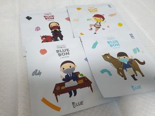 [블루 본 아이노우] 유아용 컬러마스크 40 PCS SET 2중 택 1 — 5점을 준 리뷰어가 2021년 5월 올린 사용 사진
