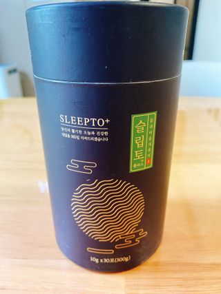 프리마인 자체 기업부설 연구소에서 찾아낸 건강한 수면의 비밀.  슬립토 플러스 30포 — 4점을 준 리뷰어가 2021년 10월 올린 사용 사진