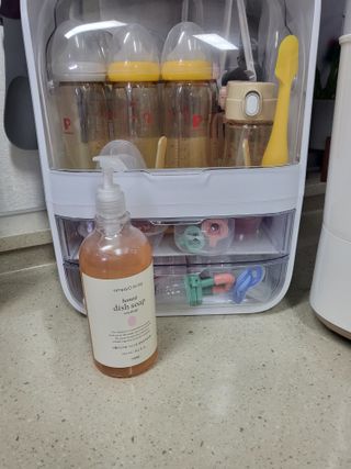 심플리오리빙 어니스트 주방세제 본품 500ml + 리필 900ml (코코넛향) — 5점을 준 리뷰어가 2022년 6월 올린 사용 사진