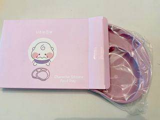 유비맘 캐릭터 실리콘 흡착 식판_색상 랜덤발송 — 5점을 준 리뷰어가 2021년 2월 올린 사용 사진