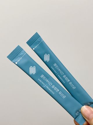 클린24시간 슬림앤유산균 1박스 (3.5g X 15포) — 5점을 준 리뷰어가 2022년 8월 올린 사용 사진