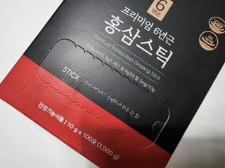 [푸름웰니스] 프리미엄 6년근 홍삼스틱 3mg x 100포 — 4점을 준 리뷰어가 2022년 4월 올린 사용 사진