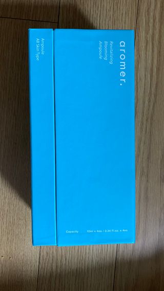 아로메르 리바이탈라이징 블루밍 앰플 10ml x 4ea — 5점을 준 리뷰어가 2021년 8월 올린 사용 사진
