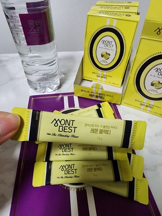 몽베스트 위드더 블랜딩 하우스 _레몬 블랙티 — 5점을 준 리뷰어가 2023년 1월 올린 사용 사진