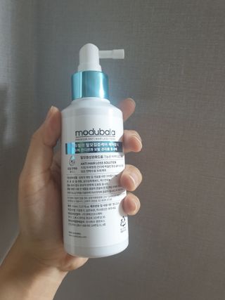 모두발라 탈모집중케어 헤어토닉 — 4.5점을 준 리뷰어가 2021년 12월 올린 사용 사진