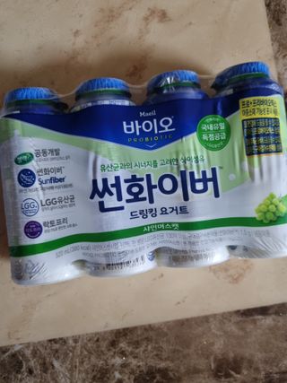 LIVE 매일바이오 썬화이버 드링킹 요거트 — 5점을 준 리뷰어가 2022년 8월 올린 사용 사진