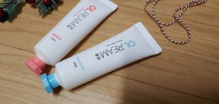 클림 9월 28일, 출시 손 세정의 번거로움을 없앤 핸드크림 — 4점을 준 리뷰어가 2021년 1월 올린 사용 사진