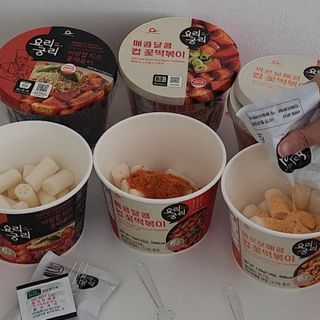 프리 [요리궁리] 타입 B (매콤,치즈,매콤까르보) 꽃떡볶이 6개입 세트 — 5점을 준 리뷰어가 2025년 2월 올린 사용 사진