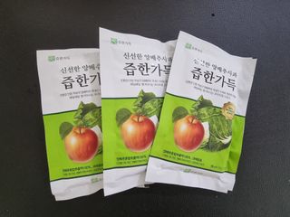 즙한가득 양배추사과즙/석류즙 30포, 선물박스 택1 — 5점을 준 리뷰어가 2022년 1월 올린 사용 사진