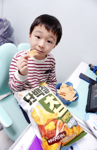 맛있게 채우는 단백질 12g, 닥터유 단백질칩 — 5점을 준 리뷰어가 2023년 12월 올린 사용 사진