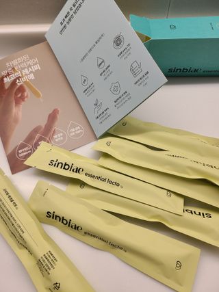 신비애(sinbiae) [신비애] 에센셜 락토 7개입 — 5점을 준 리뷰어가 2022년 9월 올린 사용 사진