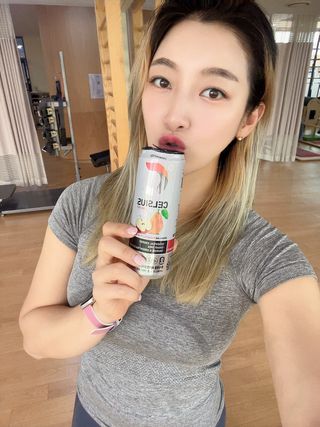 셀시어스 오리지널 325ml 에너지 비타민 피트니스 드링크(24can) 다이어트 음료 — 5점을 준 리뷰어가 2022년 5월 올린 사용 사진