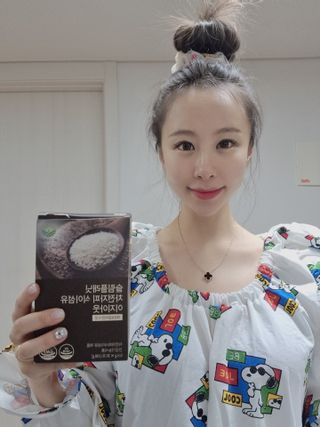 슬림플래닛 차전자피 식이섬유 이지아웃 — 5점을 준 리뷰어가 2021년 3월 올린 사용 사진