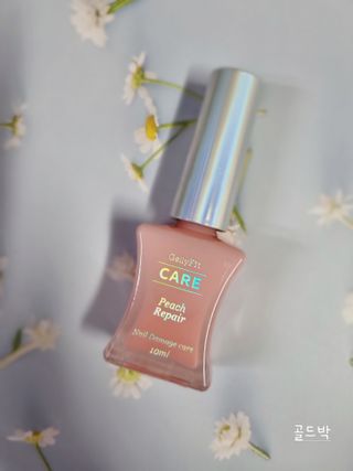 젤리핏 피치리페어 10ml 피치 컬러영양제 효과있는 손톱강화제 — 5점을 준 리뷰어가 2022년 7월 올린 사용 사진