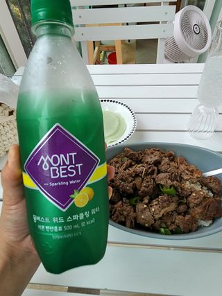 몽베스트 Montbest with Sparkling water Lemon OR Lime 20병(랜덤) — 5점을 준 리뷰어가 2022년 7월 올린 사용 사진