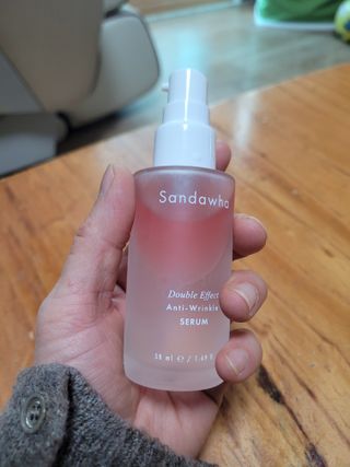 산다화 더블 이펙트 안티 링클 세럼 50ml — 5점을 준 리뷰어가 2023년 1월 올린 사용 사진