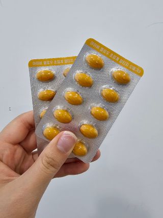 아이비웰니스 [카톡]롱비다 커큐민 강황 400mg 함유 아이비 옐로우 초임계 알티지 오메가3 KD 파마 (30캡슐) — 5점을 준 리뷰어가 2025년 6월 올린 사용 사진