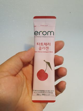 이롬 erom 타트체리 콜라겐 — 4점을 준 리뷰어가 2021년 3월 올린 사용 사진