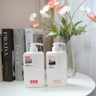 트리플에스 탈모 샴푸 580ml + 실크 트리트먼트 580ml — 5점을 준 리뷰어가 2021년 5월 올린 사용 사진