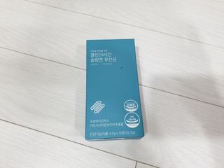 클린24시간 슬림앤유산균 1박스 (3.5g X 15포) — 3.5점을 준 리뷰어가 2022년 9월 올린 사용 사진