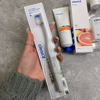 주식회사 클린디 [클린디]🌿민트향으로 상쾌하게, 단짝가글 + 맞춤 칫솔 + 치약 세트🦷 — 5점을 준 리뷰어가 2022년 1월 올린 사용 사진