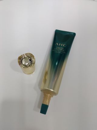 [NEW 탄력유턴 아이크림] AHC 유스 래스팅 리얼 아이크림 포 페이스 — 5점을 준 리뷰어가 2021년 2월 올린 사용 사진