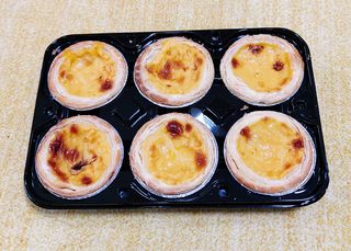 디앙뜨 포르투갈 에그타르트 오리지널 맛+패션후르츠 맛 중 택1 — 4점을 준 리뷰어가 2021년 8월 올린 사용 사진