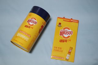 광동생활건강 프리 [광동] VB와 VC를 함유한 멀티 비타민 비타 500 데일리 스틱 180포 — 5점을 준 리뷰어가 2022년 6월 올린 사용 사진