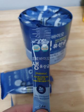 서울약사신협_프로바이오생유산균_2.5G x 100포 — 5점을 준 리뷰어가 2021년 5월 올린 사용 사진