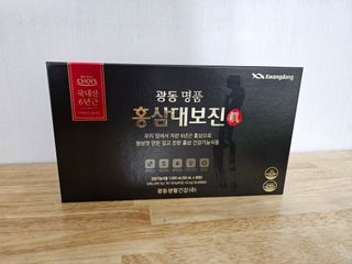 광동생활건강 광동 명품 홍삼대보진 50mL x 30포 — 5점을 준 리뷰어가 2023년 4월 올린 사용 사진