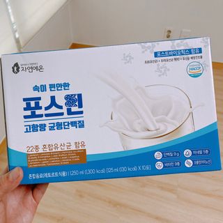 자연에온 마시는 프로틴 고함량 균형단백질 음료 포스틴 125ml 10개입 1BOX — 4점을 준 리뷰어가 2021년 4월 올린 사용 사진